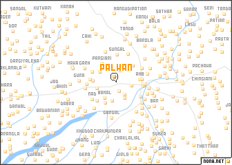 map of Palwān