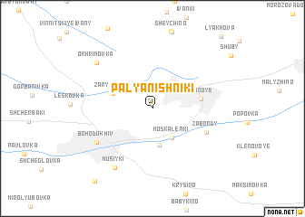 map of Palyanishniki