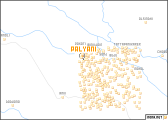 map of Palyāni