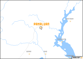 map of Pamaluan
