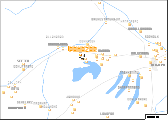 map of Pā Mazār