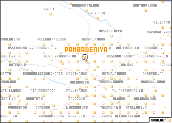 map of Pambadeniya