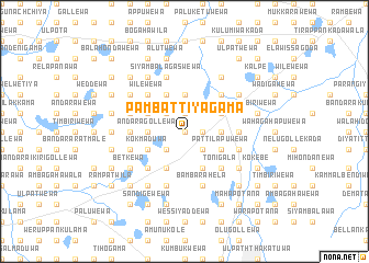 map of Pambattiyagama