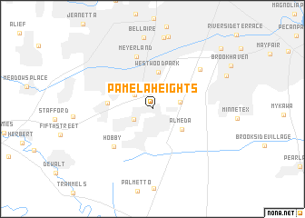 map of Pamela Heights