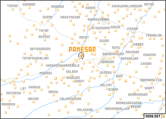 map of Pāmesār