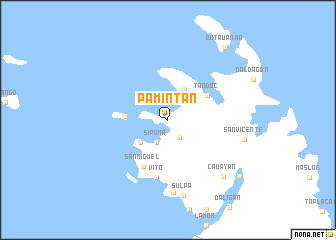 map of Pamintan