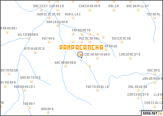 map of Pampa Cancha