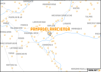 map of Pampa de la Hacienda