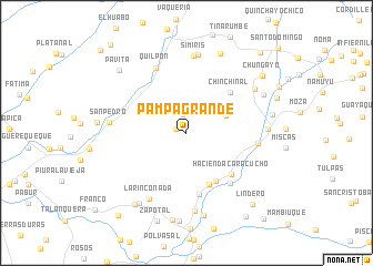 map of Pampa Grande