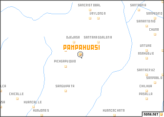 map of Pampa Huasi