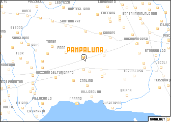 map of Pampaluna