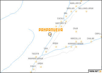 map of Pampa Nueva