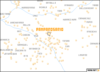 map of Pampa Rosario