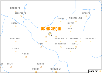 map of Pamparqui