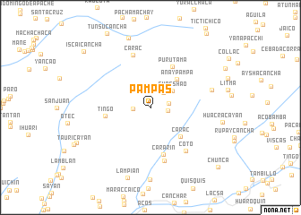 map of Pampas