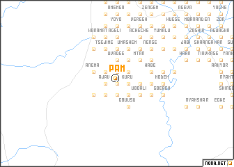 map of Pam