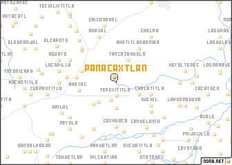 map of Panacaxtlán