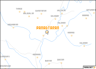 map of Panadtaran