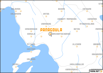 map of Panagoúla