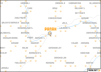 map of Panah