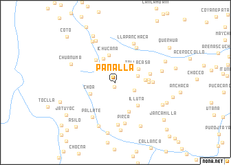 map of Pañalla