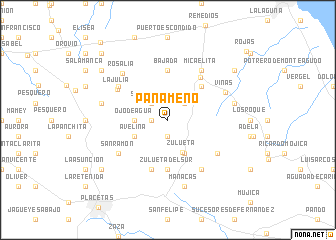 map of Panameño