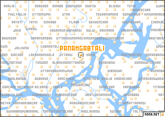 map of Pānām Gābtali