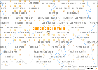 map of Pananao al Medio