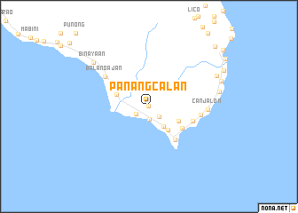 map of Panangcalan