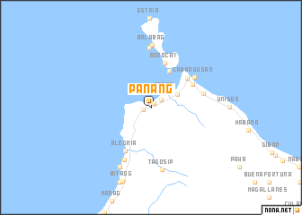 map of Panang