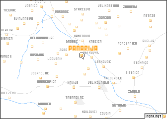 map of Panarija