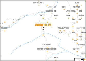 map of Panatieri