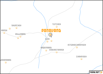 map of Panāvand