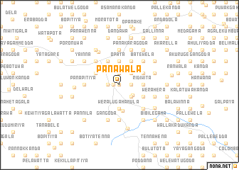 map of Panawala