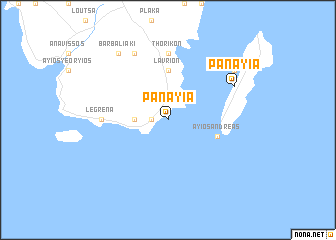 map of Panayía