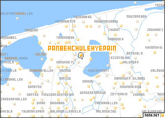map of Panbeh Chūleh-ye Pā\