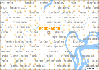 map of Pānchdona