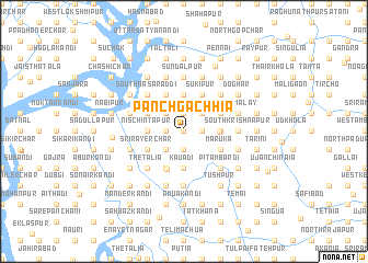 map of Pānchgāchhia