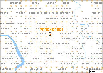 map of Pānchkāndi