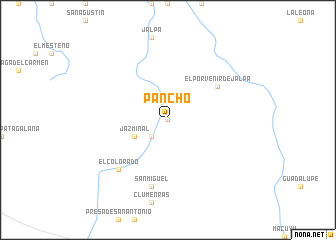 map of Pancho