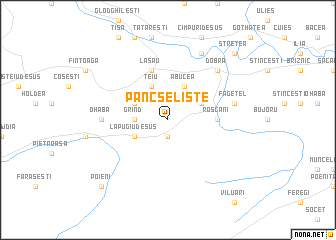 map of Panc Selişte