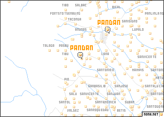 map of Pandan