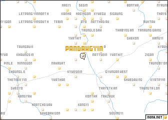 map of Pandawgyin