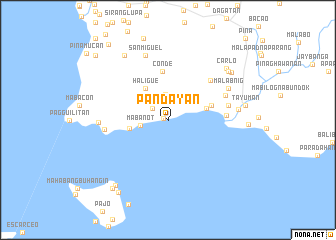map of Pandayan