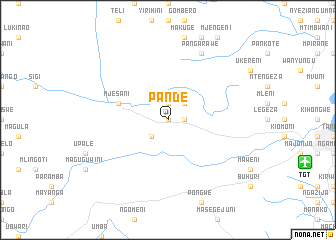 map of Pande