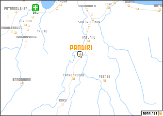 map of Pandiri