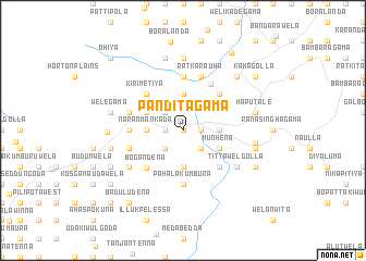 map of Panditagama