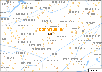 map of Panditwāla