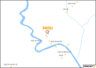 map of Pandi