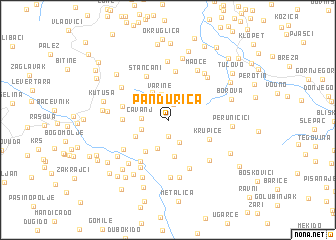 map of Pandurica